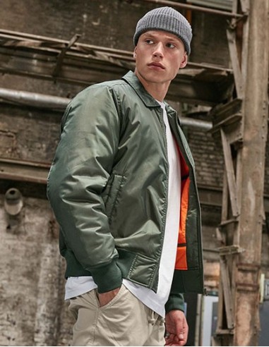 B-BY157-Collar Bomber Jacket
